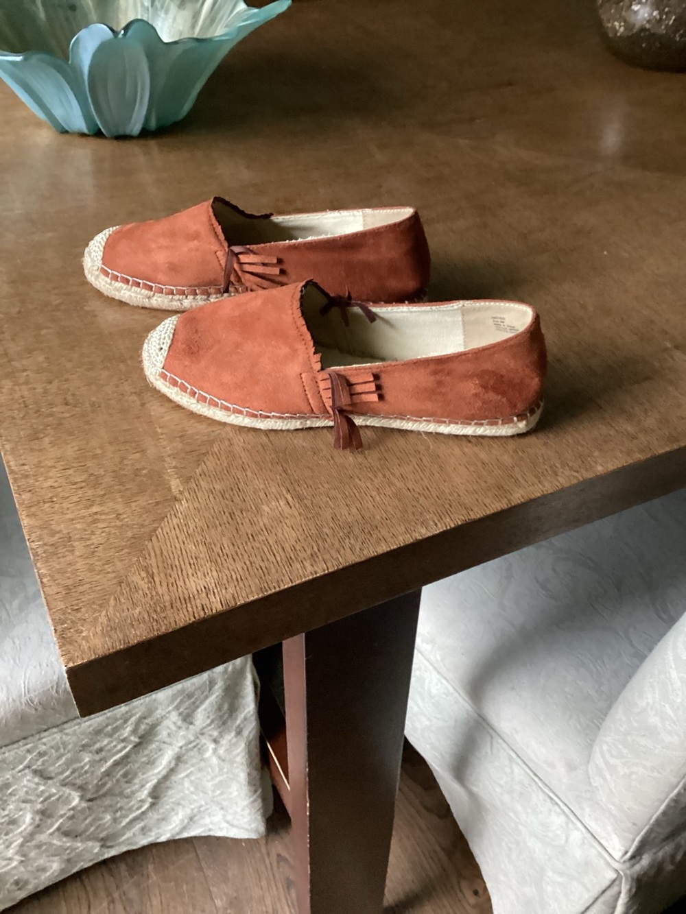 Coconuts by Matisse Burnt Orange Suede Espadrille Slip-On